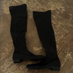 Zara Black Over the Knee Boots